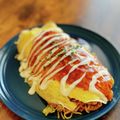 tsuka_m's cooksnap of when they made 彼氏イチコロ♡簡単屋台風オムそば.