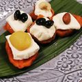 クックHG9V8Y☆'s cooksnap of when they made リメイク♪　干し柿カナッペ☆.