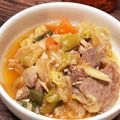 エリーモ's cooksnap of when they made 【下味冷凍】豚肉と白菜のすき煮.