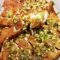 patepateco's cooksnap of when they made 【タレが旨い★】鶏胸肉の油淋鶏.
