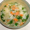 ぴろぱる☆'s cooksnap of when they made 刻んで入れて煮るだけ！簡単♡中華風七草粥.