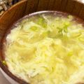 緑の人魚's cooksnap of when they made 激ウマ♡柚子胡椒deふわふわ中華卵スープ.