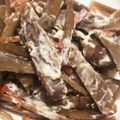 meguミ's cooksnap of when they made きんぴらごぼうリメイクでゴボウサラダ.