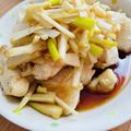 テテペン's cooksnap of when they made 劇的柔らかさ！揚げない鶏むね油淋鶏.