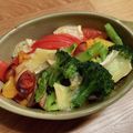 turbo57's cooksnap of when they made 簡単激うま、ブリーチーズと野菜の温サラダ.