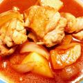 みほプウ♡'s cooksnap of when they made トマト缶で簡単♪鳥もも肉のトマト煮♪.