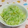 赤い電話's cooksnap of when they made キャベツの千切り(?)レンジ蒸し.