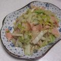 きらり流れ星's cooksnap of when they made 白菜とベーコンのシンプルなさっぱり炒め.