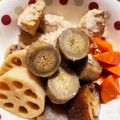 あたむ❤189's cooksnap of when they made 簡単！蓮根とごぼう蒟蒻 鶏むね肉の煮物＊.