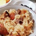 えざまめ's cooksnap of when they made 土鍋でも♪筑前煮をリメイク♪炊き込みご飯.