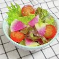 ゆづキッチン's cooksnap of when they made 彩り鮮やかな紅芯大根のサラダ♡.