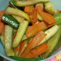 わこたこ's cooksnap of when they made 簡単副菜 キュウリと人参のカレーマヨ炒め.