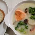 Pappyko's cooksnap of when they made 秋鮭ときのこのクリームシチュー.