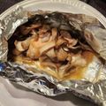 megland's cooksnap of when they made 紅鮭ときのこのバター醤油ホイル焼き.