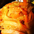 ぽぽこ800's cooksnap of when they made 大根と人参の皮だけきんぴら.
