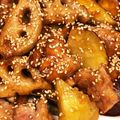 やえまりも's cooksnap of when they made 鶏×さつまいも×れんこんの甘酢炒め.