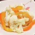 新妻あや's cooksnap of when they made カリフラワーとパプリカの和風マリネQC.