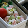 うさぎのシーマ's cooksnap of when they made お弁当に。カニカマと枝豆の揚げ春巻き♪.