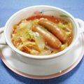 ＠迷子＠'s cooksnap of when they made キャベツとウインナーのトマトスープ.
