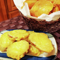 ダッフィーニーうに's cooksnap of when they made レンジで揚げ時間短縮☆さつまいもの天ぷら.