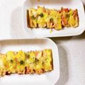 みぽぽ37's cooksnap of when they made 竹輪とカニカマのチーズ焼き.
