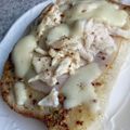 yu🐓's cooksnap of when they made サラダチキンを使って☆マスタードトースト.