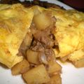 3mamakuma's cooksnap of when they made 和風オムレツ☆ひき肉で肉じゃが.