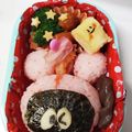 よしゆか62's cooksnap of when they made ぷにるんず　キャラ弁.