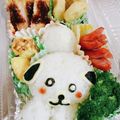 クックSN3AYC☆'s cooksnap of when they made 簡単☆　犬　おにぎり　ハコイヌ弁当♪.
