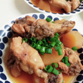 上野食堂's cooksnap of when they made 圧力鍋で簡単染み旨♡鶏肉と大根の煮込み♪.