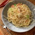 123ママ's cooksnap of when they made 冷凍塩鮭で簡単節約クリームパスタ♪.