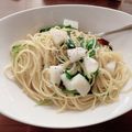 くまくま0108's cooksnap of when they made 七草パスタ♪七草としらすのペペロンチーノ.