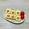 クック4P73QB☆'s cooksnap of when they made お弁当。卵焼きウインナー入り.