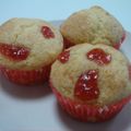 はちれ's cooksnap of when they made ホットケーキミックスで簡単ジャムマフィン.