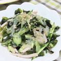 DORA＊DORA's cooksnap of when they made わかめときゅうりとカニカマの白滝サラダ.