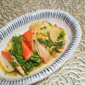 バカリャウ's cooksnap of when they made セリ（七草）と玉ねぎの卵とじ♡丼にも.