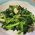 わーきち's cooksnap of when they made 簡単おつまみ☆大根葉のガーリック炒め.
