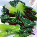 ☆あおまま☆'s cooksnap of when they made タアサイのニンニク炒め.