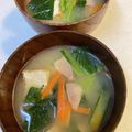yu🐓's cooksnap of when they made 具材楽しむお味噌汁☆厚揚げ/ベーコンほか.