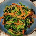 好くん２号's cooksnap of when they made 簡単★ほうれん草となめ茸の磯和え.