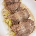 かつぞう☆'s cooksnap of when they made 簡単！節約！レンジでチン☆白菜の豚肉巻き.