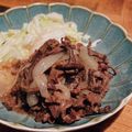 Yui_Tokari's cooksnap of when they made バルサミコで✿牛肉と舞茸のしぐれ煮.