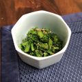 栗丸うさぎ's cooksnap of when they made すりゴマたっぷり♡麺つゆで春菊のゴマ和え.