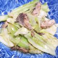 くむちん's cooksnap of when they made 【話題入り】サバ缶とキャベツの炒め.