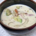 yummy?'s cooksnap of when they made 豆乳とアボカドの洋風みそ汁.