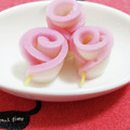 クック40IE82☆'s cooksnap of when they made かまぼこ飾り切り『薔薇』.