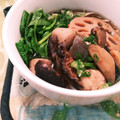 FaithAloha's cooksnap of when they made とりそば風、筑前煮そば.