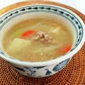 ｊｏｃｏｍｏｍｏｌａ's cooksnap of when they made 豚ひき肉で豚汁風ほっこり味噌汁.