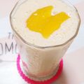 ぱふ's cooksnap of when they made 白桃とバナナのきな粉スムージー.