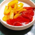 LOVEのこ's cooksnap of when they made ☆簡単５分☆冷凍作り置きパプリカのソテー.